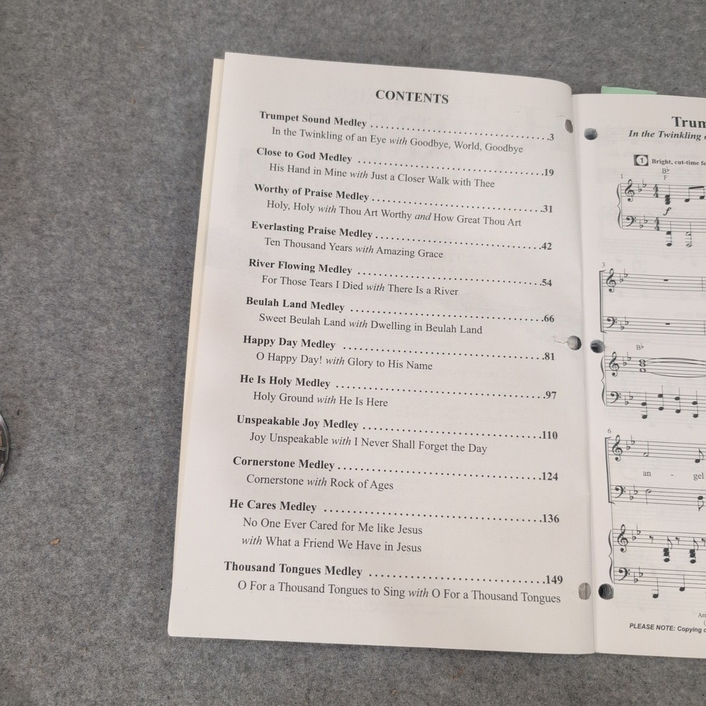 Ready to Sing Hymns and Gospel Songs Volume 4 SATB Choral Book Russell Mauldin - Picture 3 of 3
